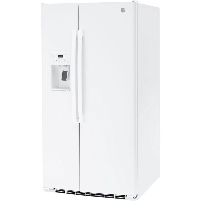 GE 36-inch, 25.3 cu. ft. Side-by-Side Refrigerator with Water and Ice Dispenser GSS25GGPWW IMAGE 5