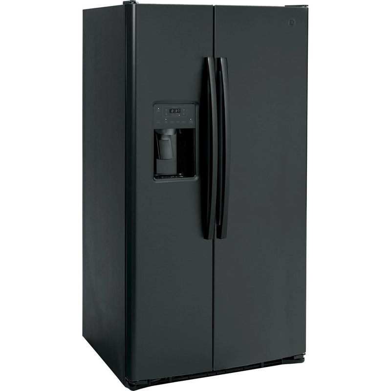 GE 36-inch, 25.3 cu. ft. Side-by-Side Refrigerator with Water and Ice Dispenser GSS25GGPBB IMAGE 5