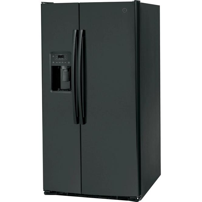 GE 36-inch, 25.3 cu. ft. Side-by-Side Refrigerator with Water and Ice Dispenser GSS25GGPBB IMAGE 6