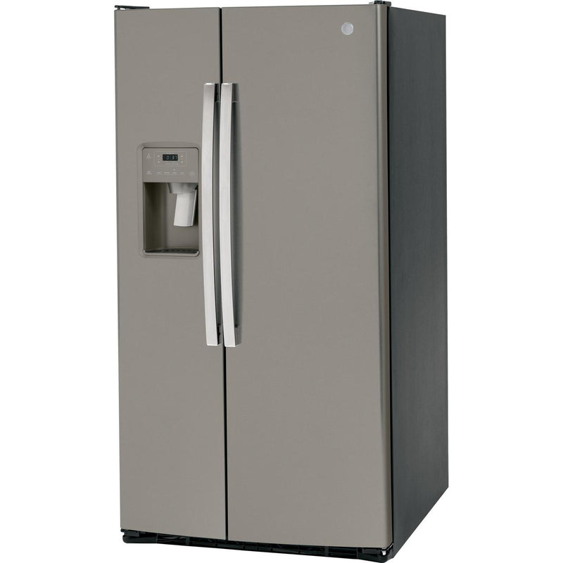 GE 36-inch, 25.3 cu. ft. Side-by-Side Refrigerator with Water and Ice Dispenser GSS25GMPES IMAGE 6