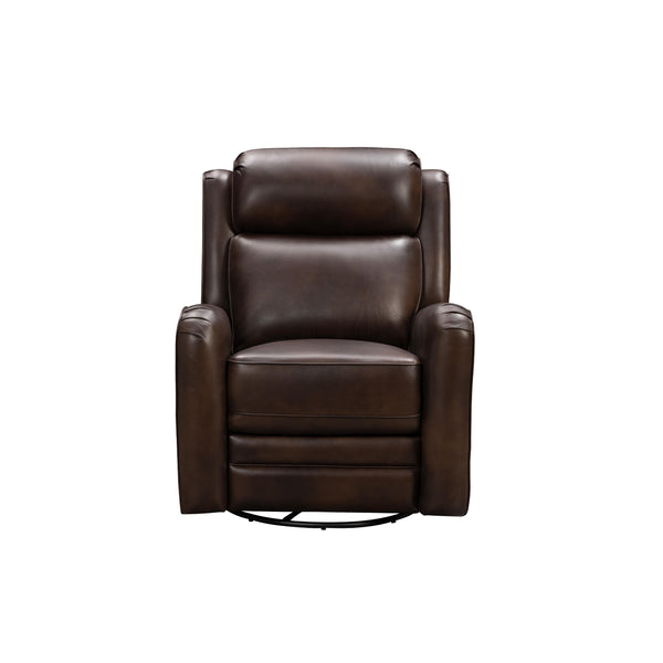 Barcalounger Kennedy Power Swivel Glider Leather Match Recliner 8PH-3757-3712-86 IMAGE 1