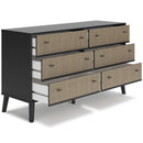 Signature Design by Ashley Charlang EB1198-231 Six Drawer Dresser IMAGE 2