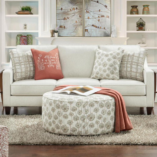 Fusion Furniture Stationary Fabric Sofa 59-00 INVITATION LINEN IMAGE 1