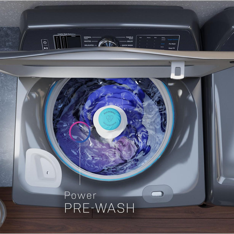 GE Profile 5.3 cu. ft. Top Loading Washer with Smarter Wash Technology and FlexDispense™ PTW905BPTDG IMAGE 12
