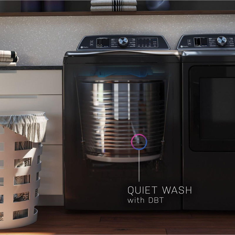 GE Profile 5.3 cu. ft. Top Loading Washer with Smarter Wash Technology and FlexDispense™ PTW905BPTDG IMAGE 14