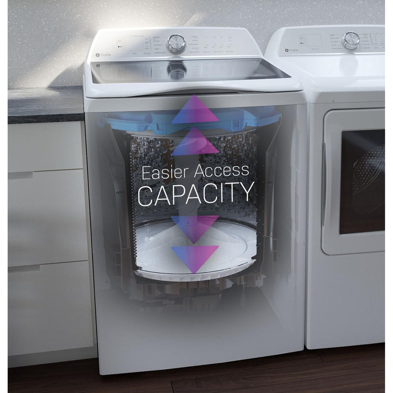 GE Profile 5.3 cu. ft. Top Loading Washer with Smarter Wash Technology and FlexDispense™ PTW905BPTDG IMAGE 15