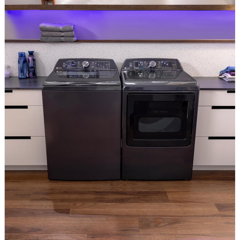 GE Profile 5.3 cu. ft. Top Loading Washer with Smarter Wash Technology and FlexDispense™ PTW905BPTDG IMAGE 7