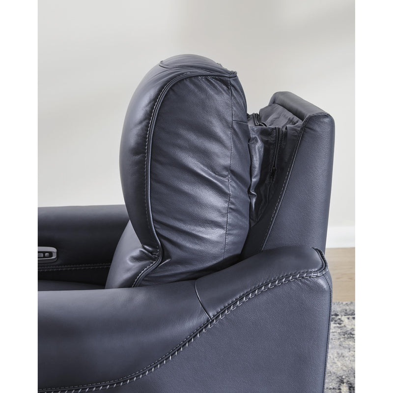 Signature Design by Ashley Mercomatic Power Reclining Leather Match Sofa U7531115 IMAGE 7