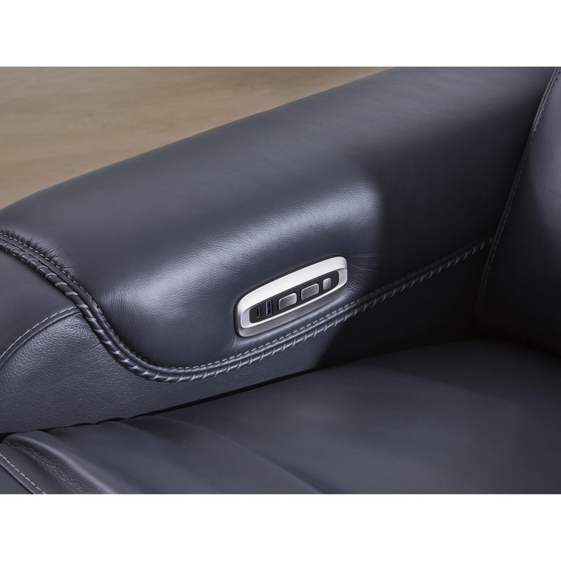 Signature Design by Ashley Mercomatic Power Reclining Leather Match Sofa U7531115 IMAGE 8