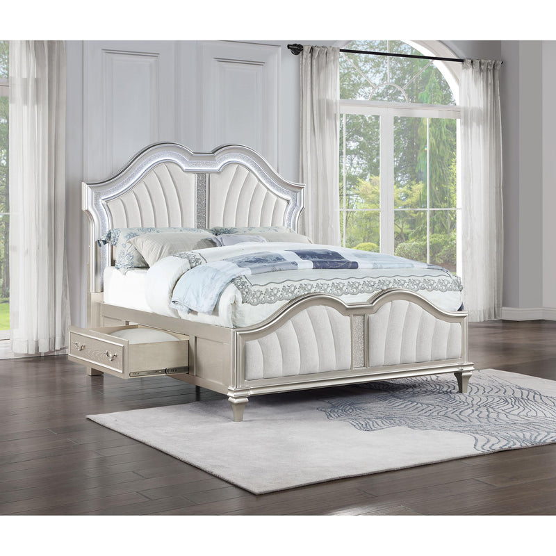 Coaster Furniture Evangeline Queen Upholstered Panel Bed with Storage 223390Q IMAGE 3