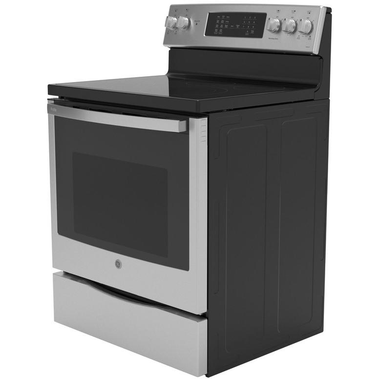 GE Profile 30-inch Freestanding Electric Range with Convection Technology PB900YVFS IMAGE 14