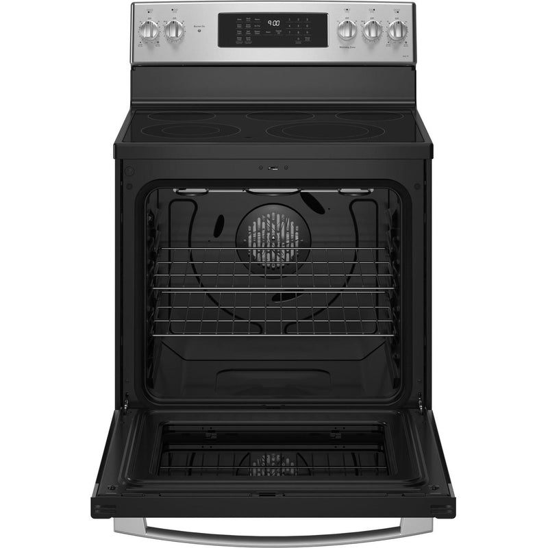 GE Profile 30-inch Freestanding Electric Range with Convection Technology PB900YVFS IMAGE 3