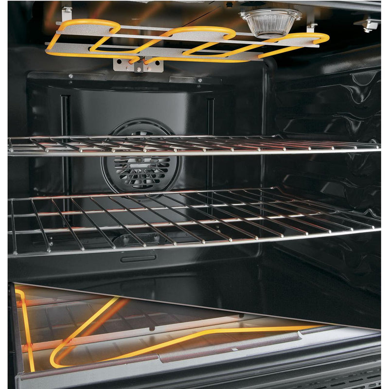 GE Profile 30-inch Freestanding Electric Range with Convection Technology PB900YVFS IMAGE 7