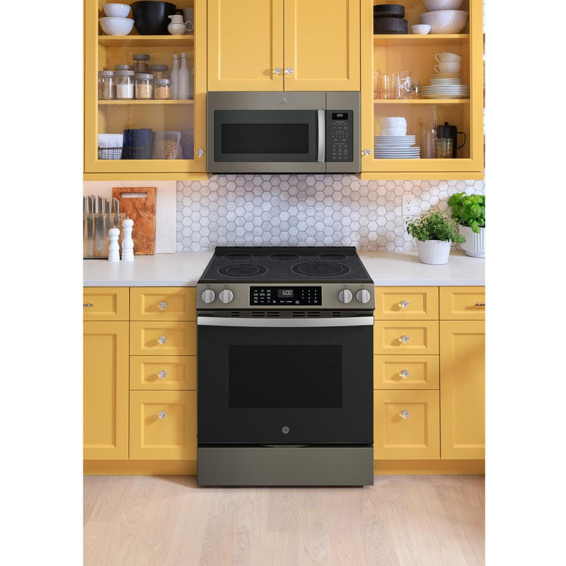 GE 30-inch Slide-in Electric Range with Convection Technology GRS600AVES IMAGE 15