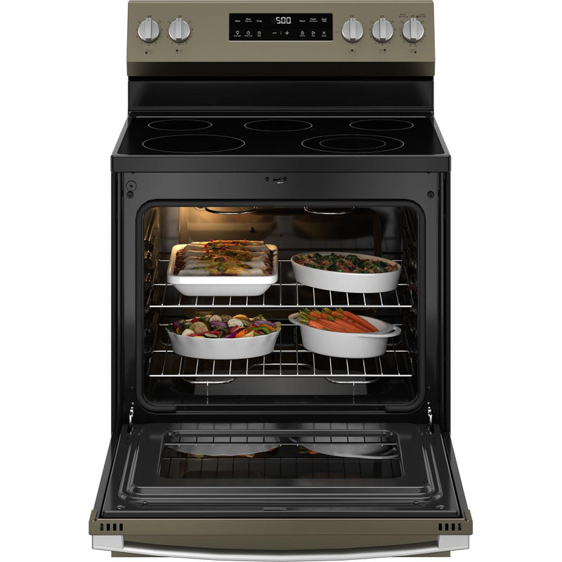 GE 30-inch Freestanding Electric Range GRF500PVES IMAGE 2