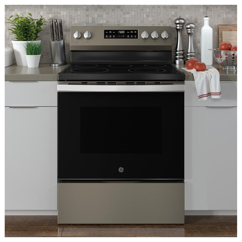 GE 30-inch Freestanding Electric Range GRF500PVES IMAGE 5