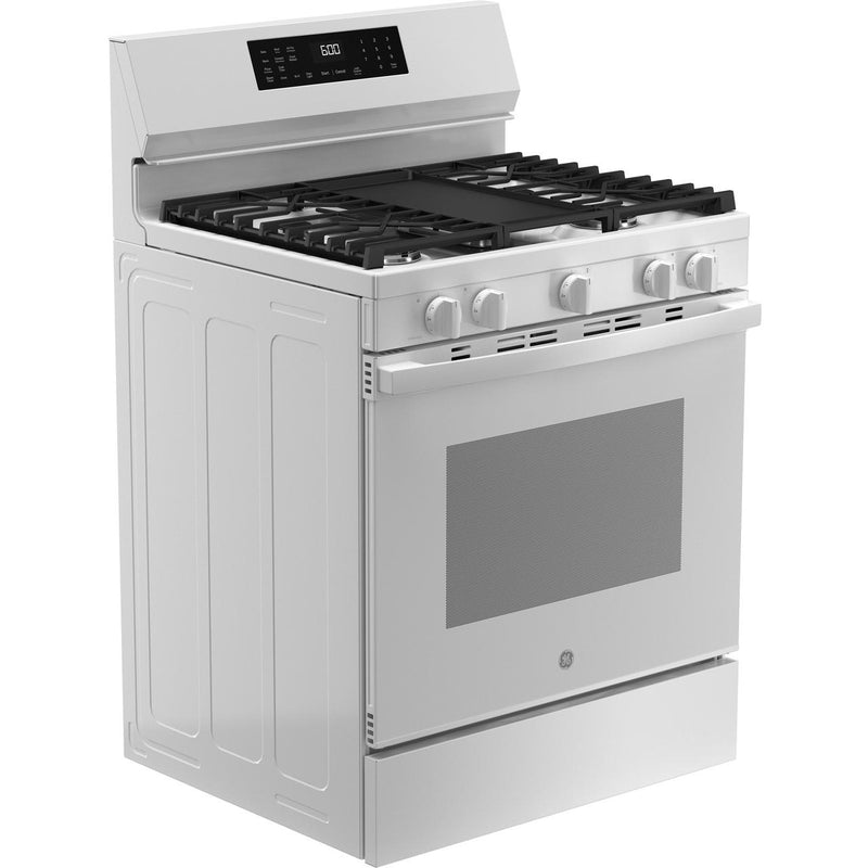 GE 30-inch Freestanding Gas Range with Convection Technology GGF600AVWW IMAGE 5