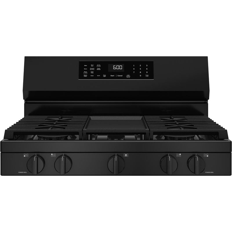GE 30-inch Freestanding Gas Range with Convection Technology GGF600AVBB IMAGE 4
