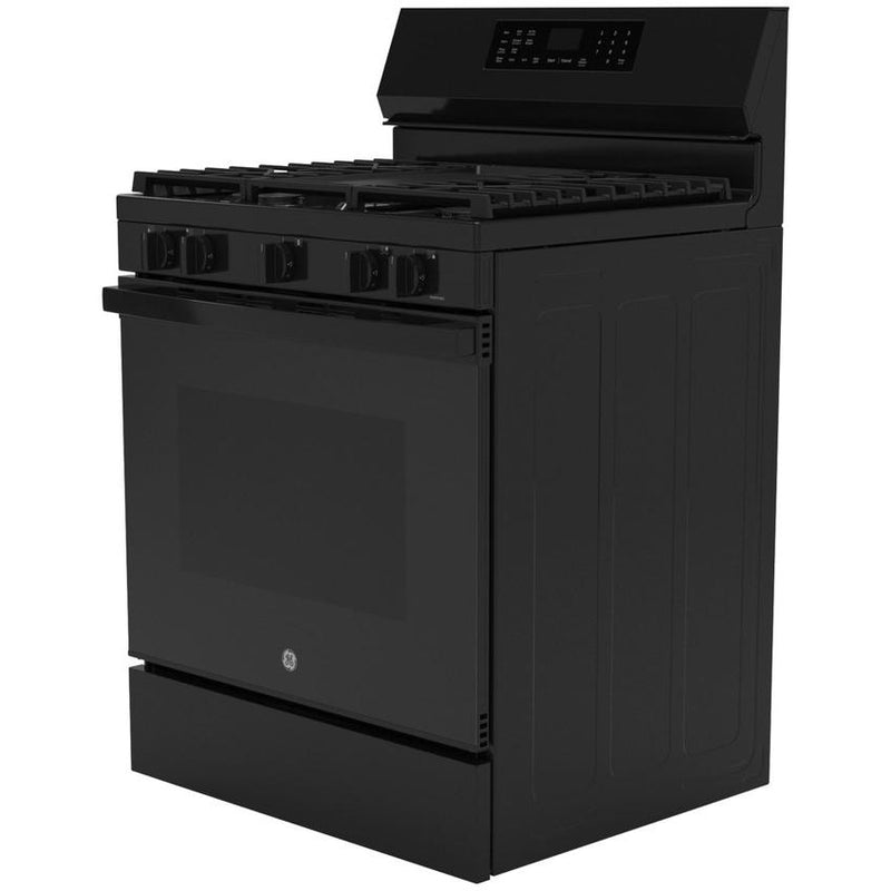 GE 30-inch Freestanding Gas Range with Convection Technology GGF600AVBB IMAGE 6