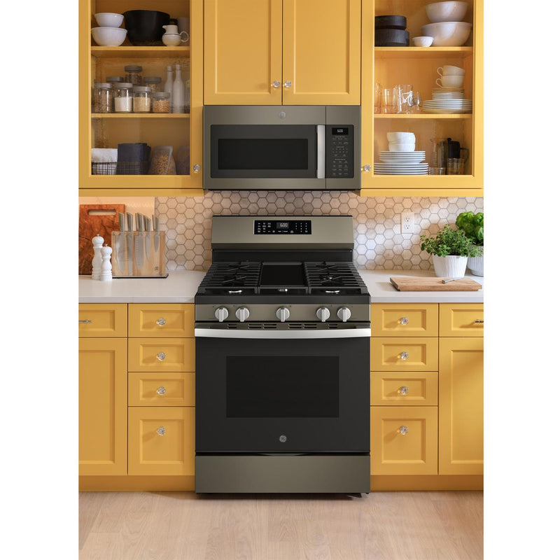 GE 30-inch Freestanding Gas Range with Convection Technology GGF600AVES IMAGE 8