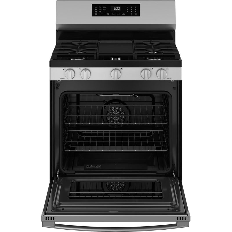 GE 30-inch Freestanding Gas Range with Convection Technology GGF600AVSS IMAGE 3