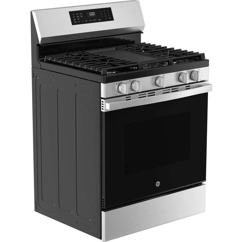 GE 30-inch Freestanding Gas Range with Convection Technology GGF600AVSS IMAGE 5