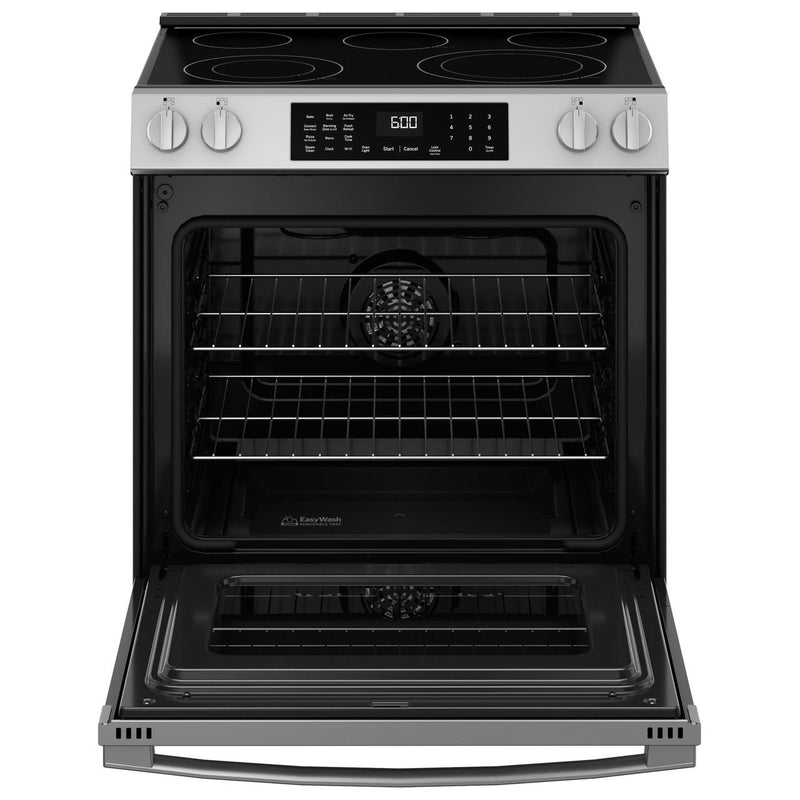 GE 30-inch Slide-in Electric Range with Convection Technology GRS600AVFS IMAGE 3