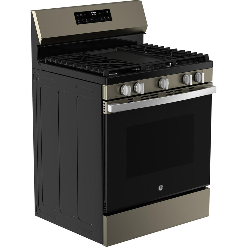 GE 30-inch Freestanding Gas Range with Center Oval Burner GGF500PVES IMAGE 9