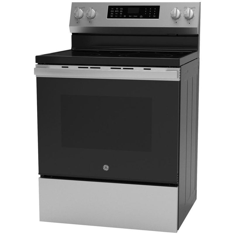 GE 30-inch Freestanding Electric Range with Convection Technology GRF600AVSS IMAGE 6