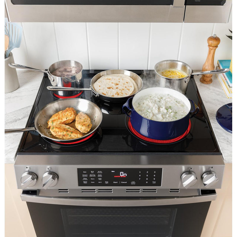 GE 30-inch Slide-in Electric Range with Convection Technology GRS60LAVFS IMAGE 16