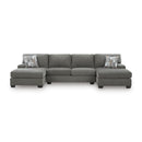 Signature Design by Ashley Clarington PC48405S7 3 pc Sleeper Sectional with Double Chaise IMAGE 1