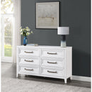 Coaster Furniture Marielle 224843 6-Drawer Bedroom Dresser - Distressed White IMAGE 9