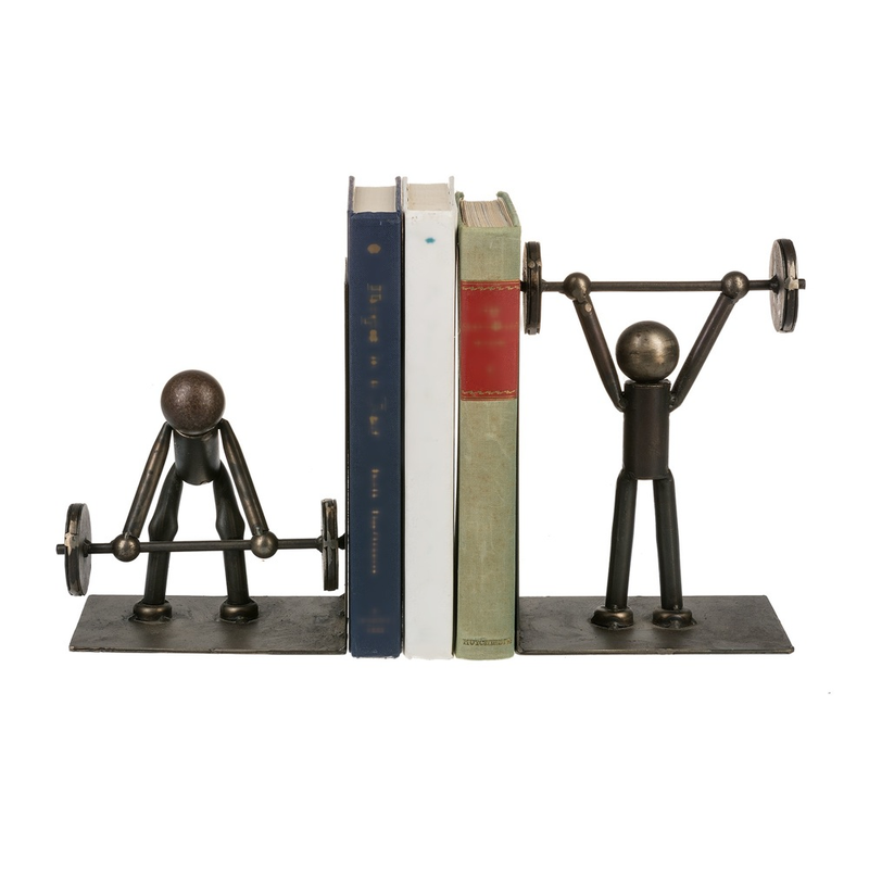 147594  Weight Lifting Bookends