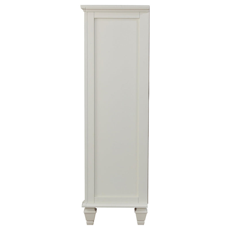  Coaster Furniture Sandy Beach 201308 8-Drawer Door Chest - Cream White IMAGE 3