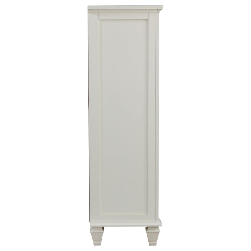  Coaster Furniture Sandy Beach 201308 8-Drawer Door Chest - Cream White IMAGE 7