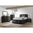  Coaster Furniture Briana 202701Q Wood Queen Storage Bookcase Bed - Black IMAGE 7
