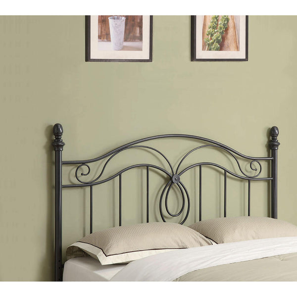 Coaster Furniture Evan 300197Q Metal Queen or Full Open Frame Headboard - Dark Grey IMAGE 1