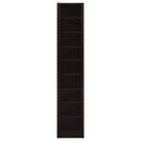  Coaster Furniture Eliam 800285 71-inch 9-shelf Bookcase - Cappuccino IMAGE 2