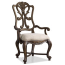 Hooker Furniture 5070-75401 Rhapsody Wood Back Arm Chair IMAGE 1