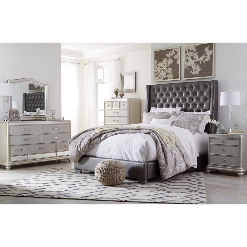 Signature Design by Ashley Coralayne B650B30 6 pc King Upholstered Bedroom Set IMAGE 2
