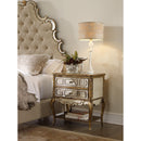 Hooker Furniture 3016-90015 Sanctuary Mirrored Leg Nightstand - Bling IMAGE 3