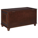  Coaster Furniture Finlay 900012 Cedar Chest - Dark Tobacco IMAGE 7