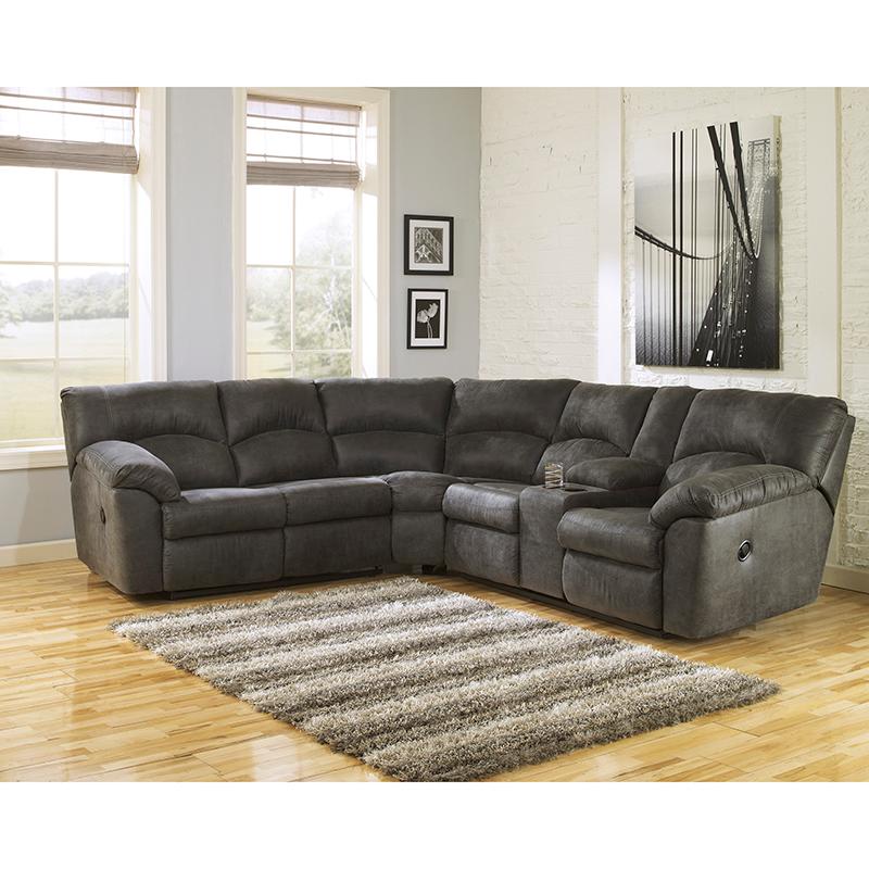  Signature Design by Ashley Tambo Reclining Fabric 2 pc Sectional 2780148/2780149 IMAGE 1