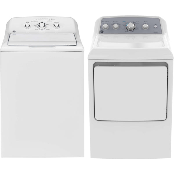 GE Laundry GTW330BMMWW, GTD45EBMKWS IMAGE 1