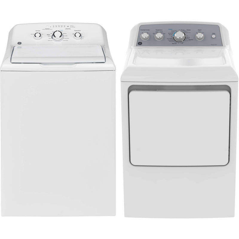 GE Laundry GTW330BMMWW, GTD45EBMKWS IMAGE 1