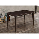  Coaster Furniture Gabriel 100771 Rectangular 59-inch Wood Dining Table - Cappuccino IMAGE 4
