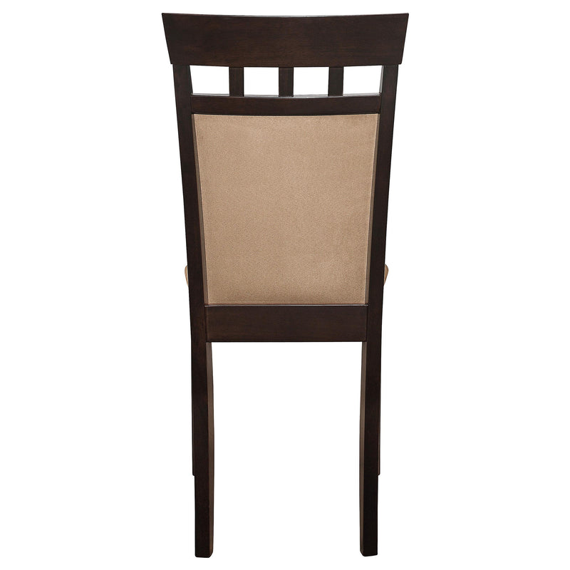  Coaster Furniture Gabriel 100773 Closed Back Dining Side Chair - Cappuccino (Set of 2) IMAGE 6