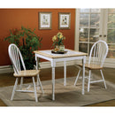  Coaster Furniture Cinder 4129 Wood Dining Side Chair - White (Set of 4) IMAGE 4