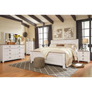  Signature Design by Ashley Willowton B267 7 pc King Panel Bedroom Set IMAGE 1
