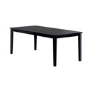 Coaster Furniture Louise 101561 Rectangular 78-inch Extension Leaf Dining Table - Black IMAGE 1